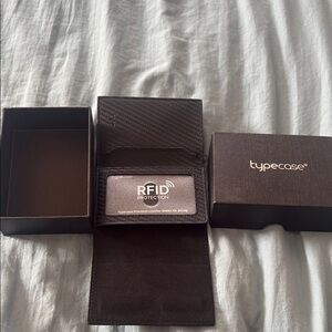 Black RFID Protection Wallet